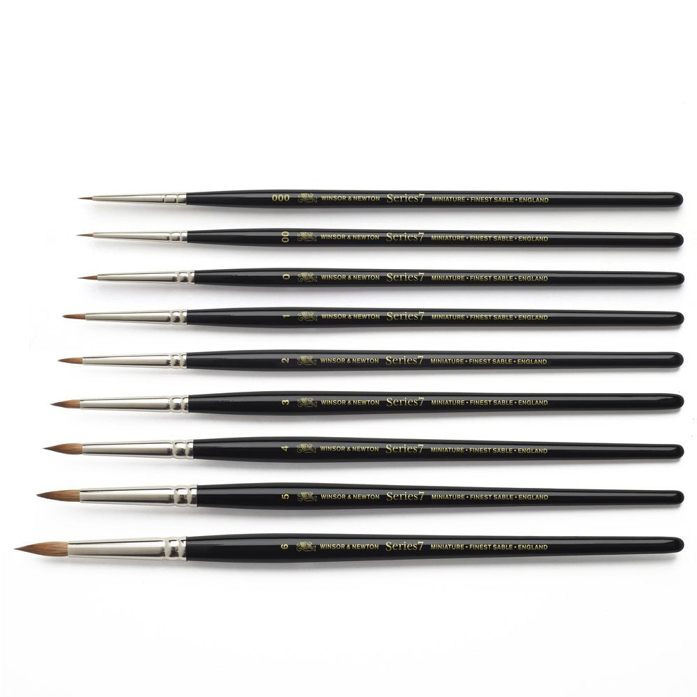 Winsor & Newton Series 7 Miniature Kolinsky Samur Yuvarlak Fırça N:4