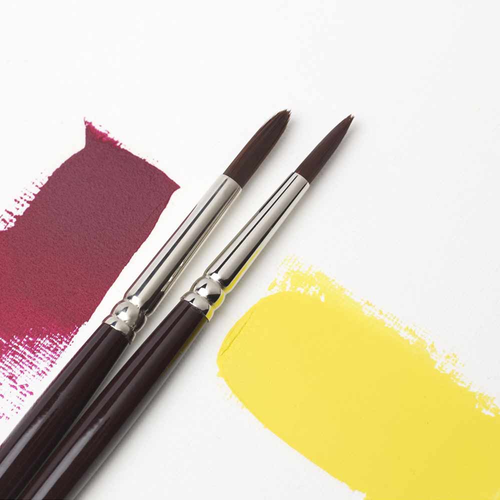 Winsor & Newton Galeria Kısa Saplı Sentetik Yuvarlak Fırça N:10