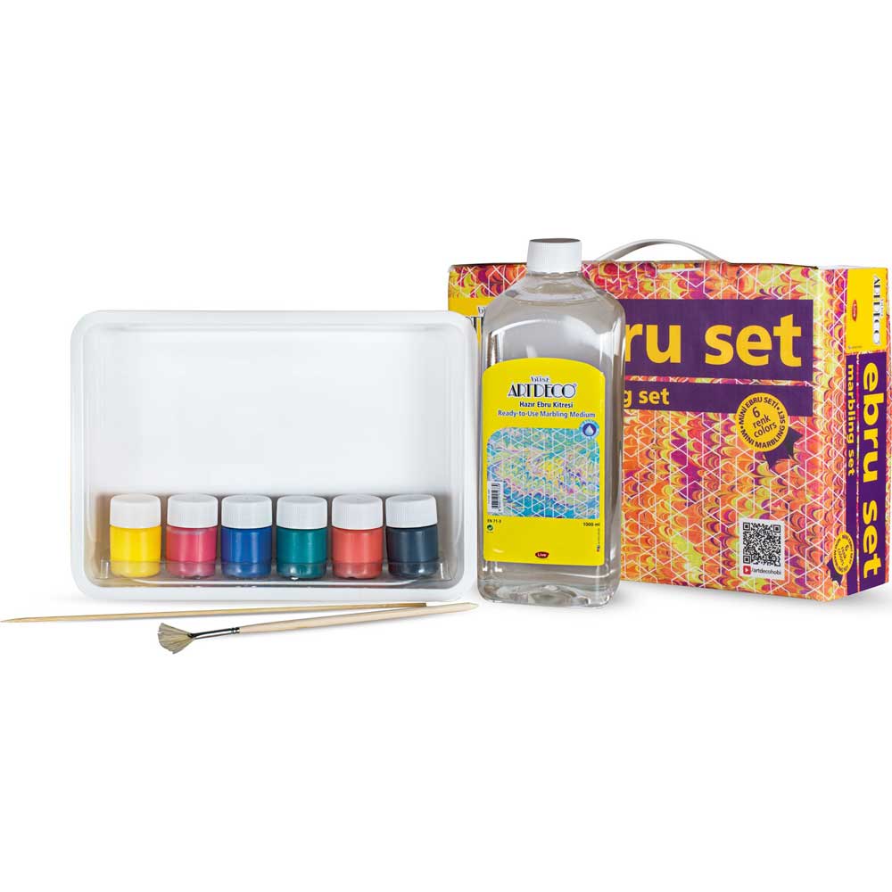 Artdeco Ebru Mini Set 6 renk