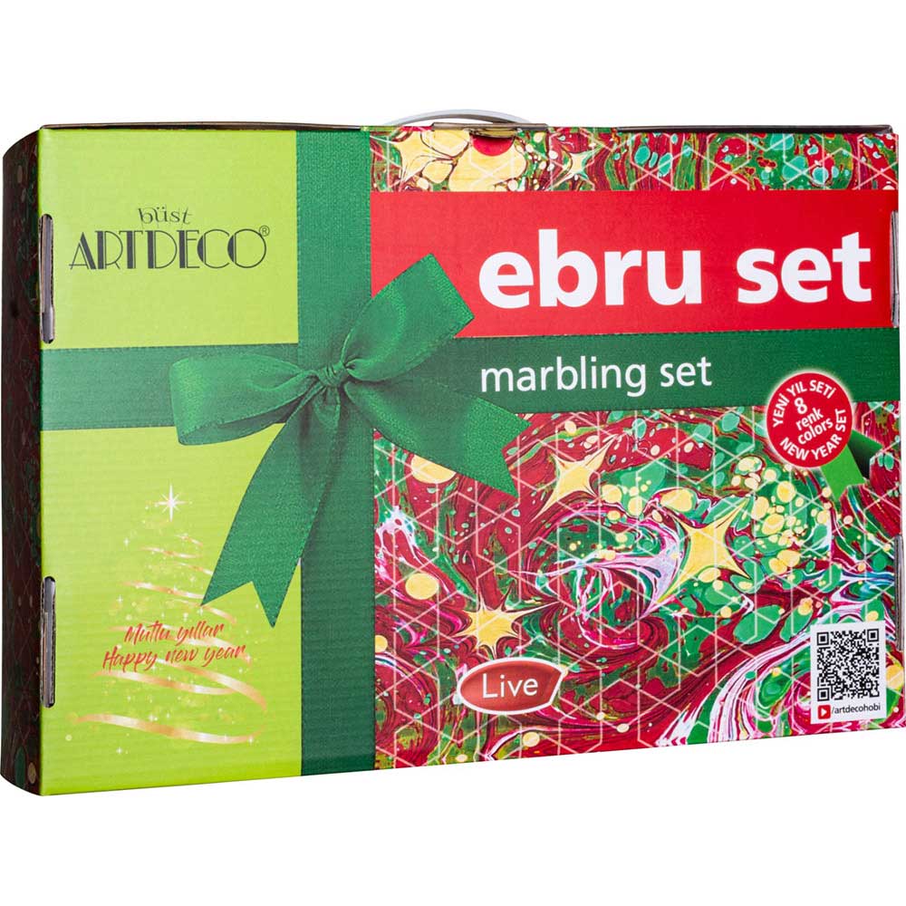 Artdeco Ebru Başlangıç Seti 8 renk