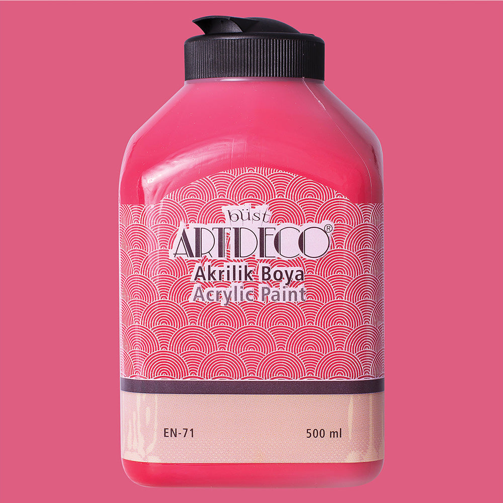 Artdeco Akrilik Boya 500ml Ateş Kırmızı 3015