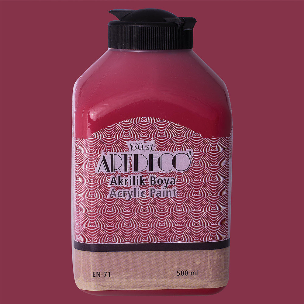 Artdeco Akrilik Boya 500ml Kadife Kırmızı 3019