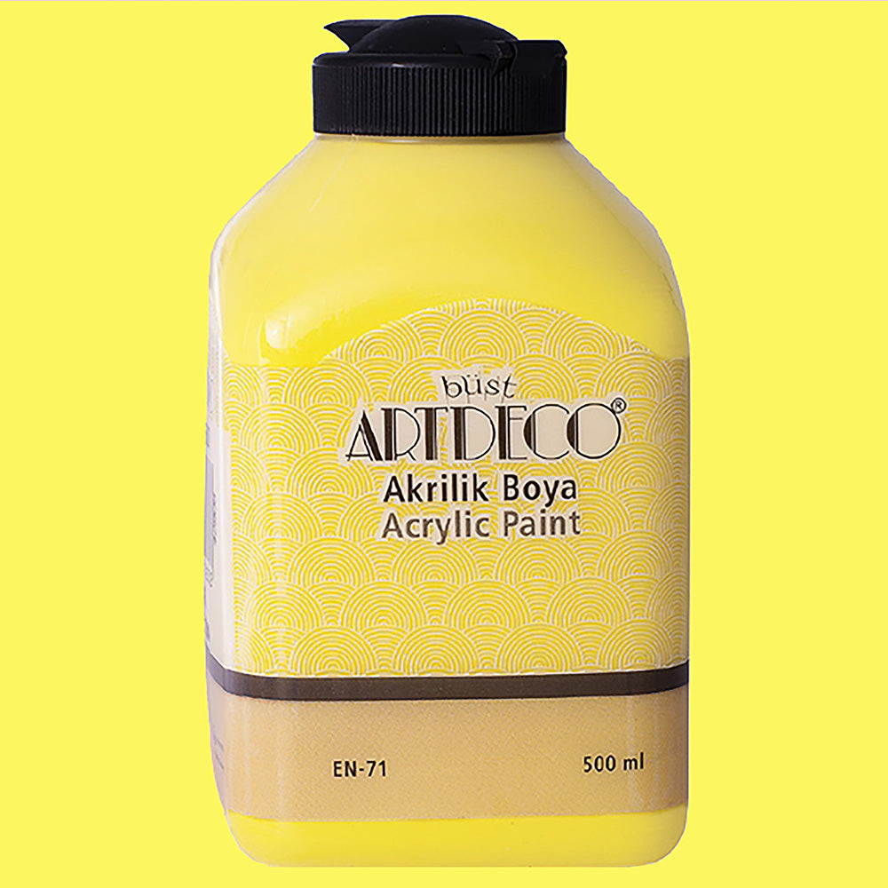 Artdeco Akrilik Boya 500ml Limon Sarı 3627
