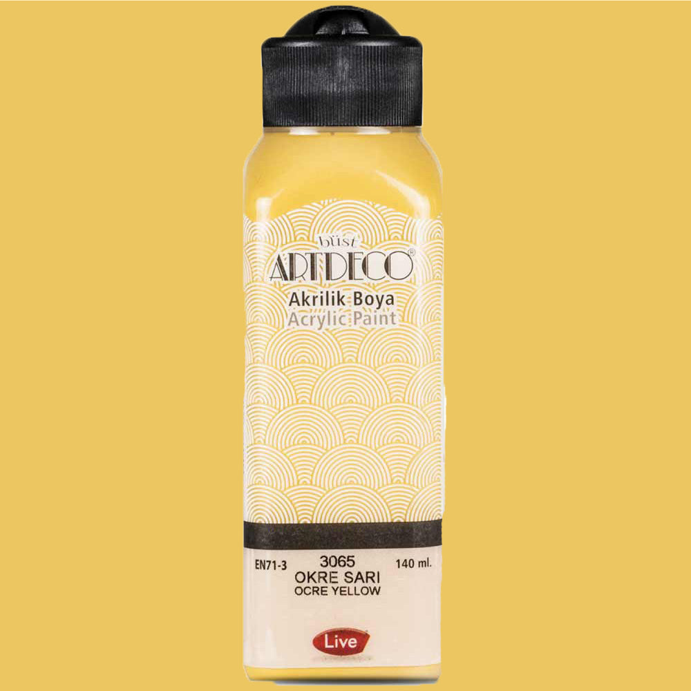 Artdeco Akrilik Boya 140ml Okre Sarı 3065