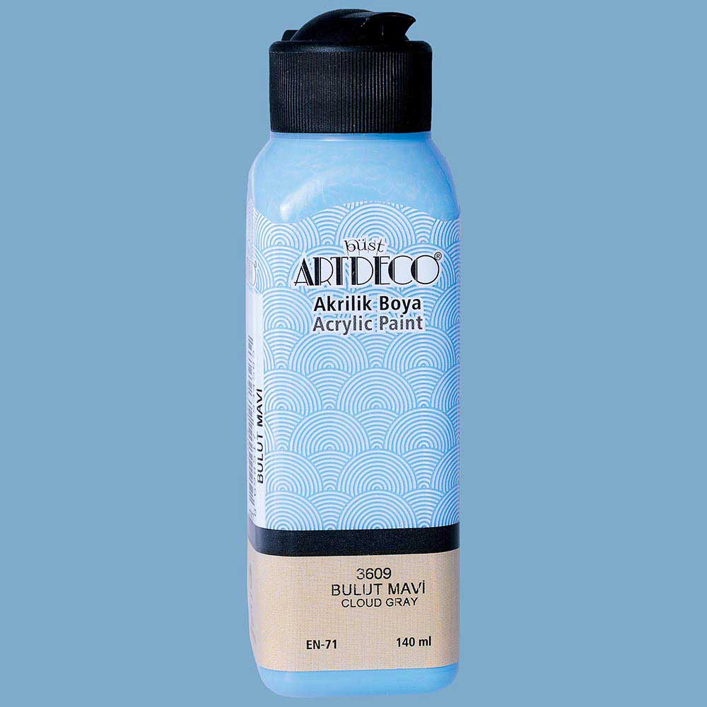 Artdeco Akrilik Boya 140ml Bulut Mavi 3609