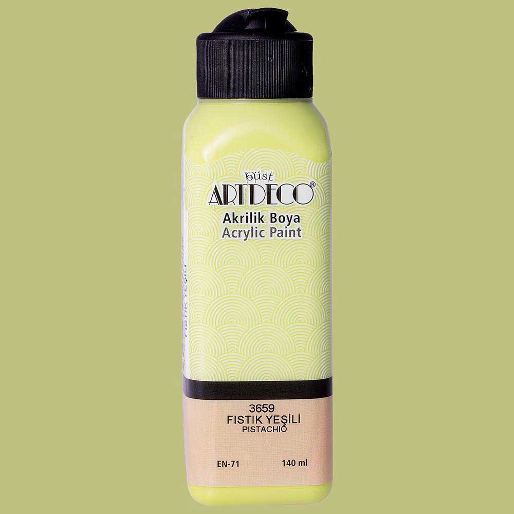 Artdeco Akrilik Boya 140ml Fıstık Yeşili 3659
