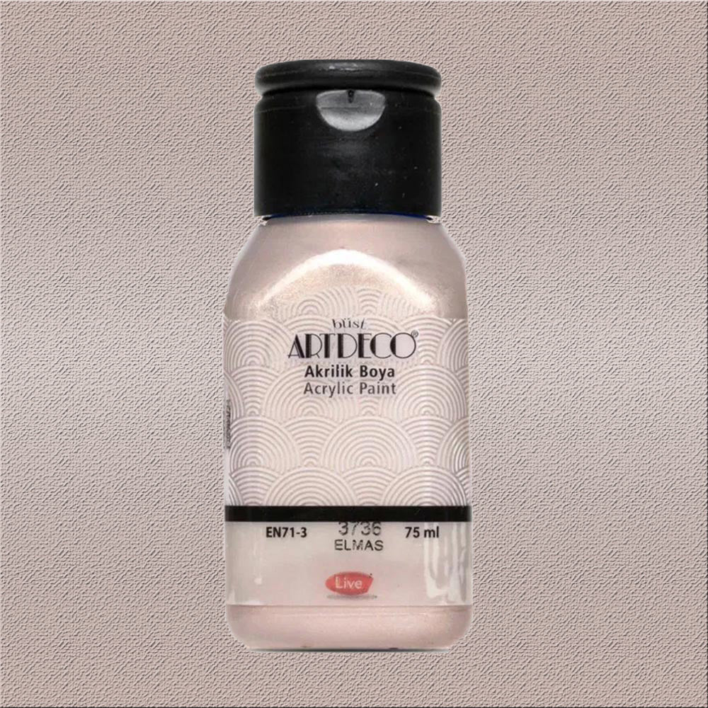 Artdeco Metalik Akrilik Boya 75ml Elmas 3736