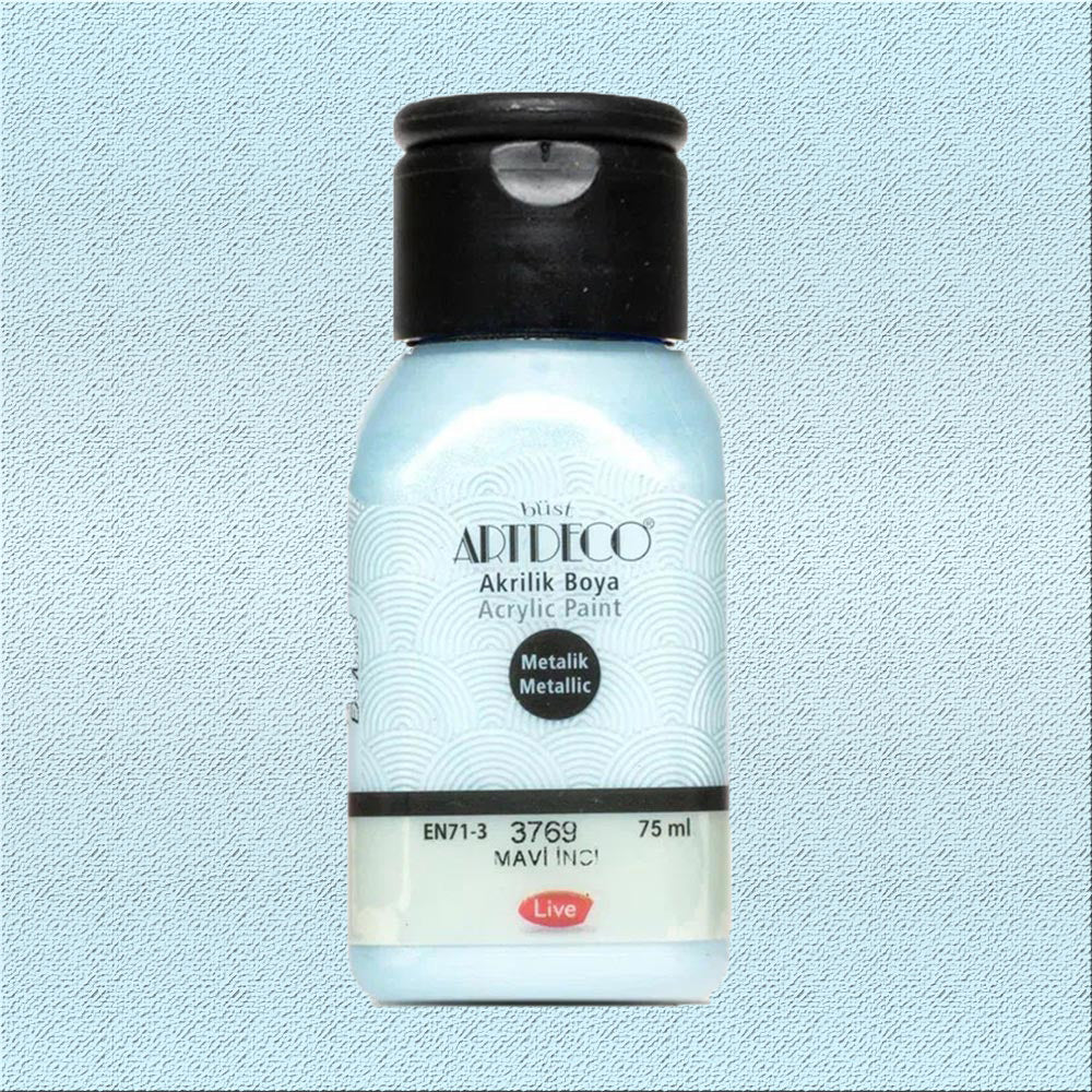 Artdeco Metalik Akrilik Boya 75ml Mavi İnci 3769