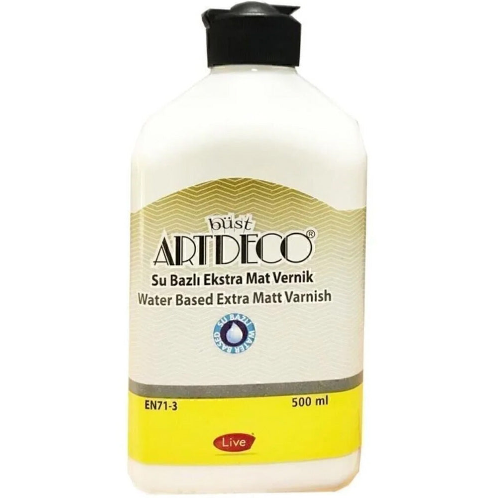 Artdeco Su Bazlı Ekstra Mat Vernik 500ml