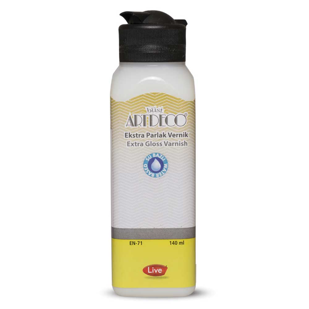 Artdeco Su Bazlı Ekstra Parlak Vernik 140ml