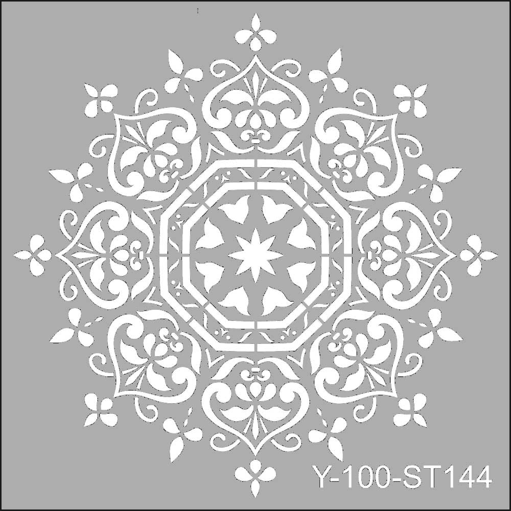 Artdeco Stencil 30x30cm Damask Desen-4 144