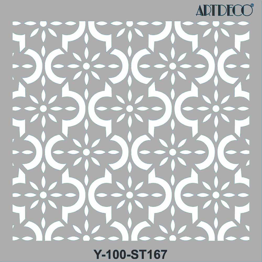 Artdeco Stencil 30x30cm Otantik Desen 167