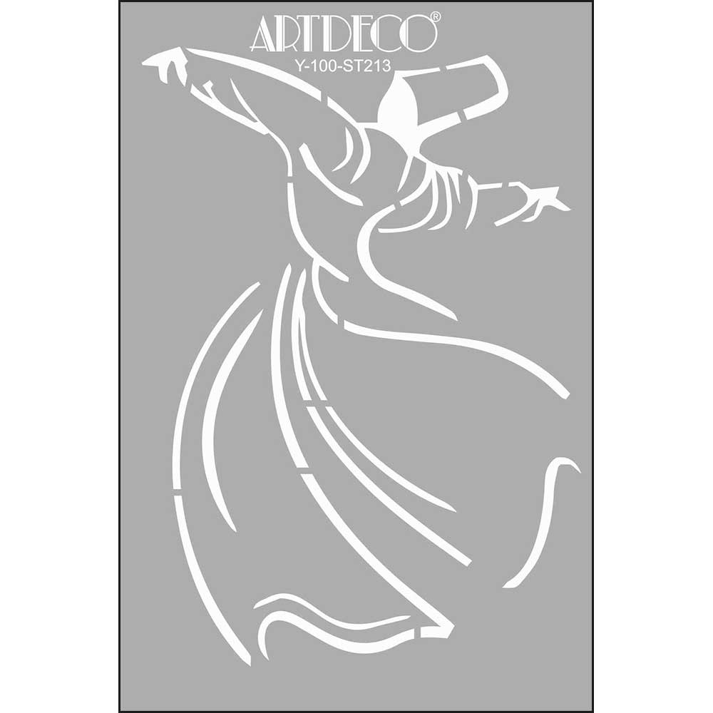Artdeco Stencil A4 Semazen 213