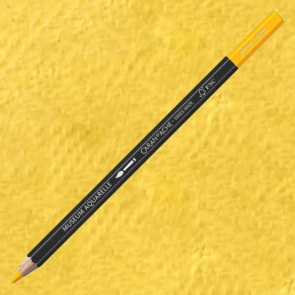 Caran d'Ache Museum Aquarelle Green Ochre 025