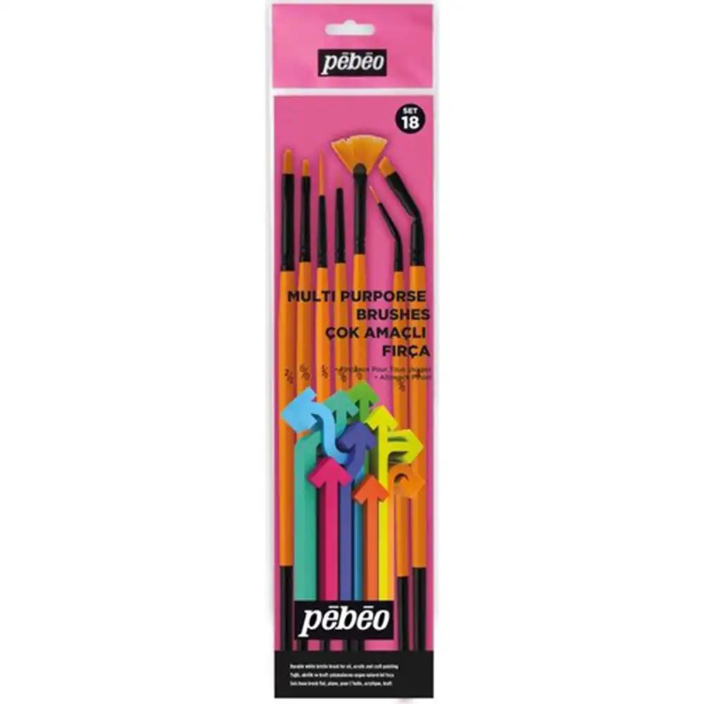Pebeo Fırça Seti 18 7'li Tezhip ve Minyatür Fırçası