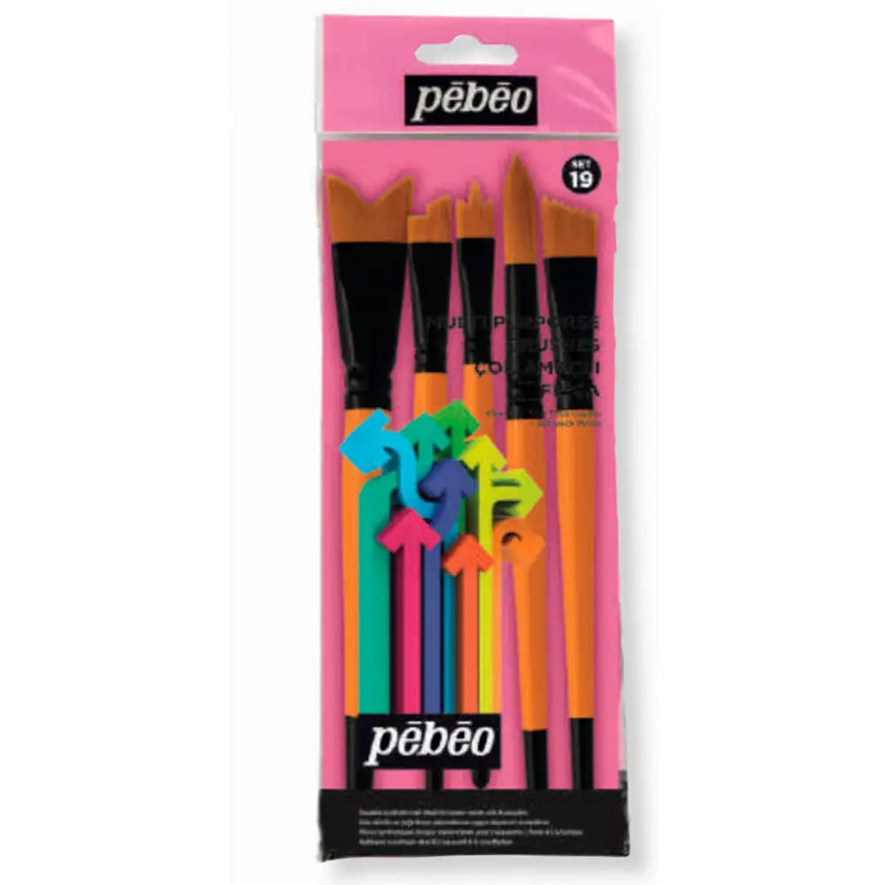 Pebeo Fırça Seti 19 5'li Waterbrush Suluboya Fırçası