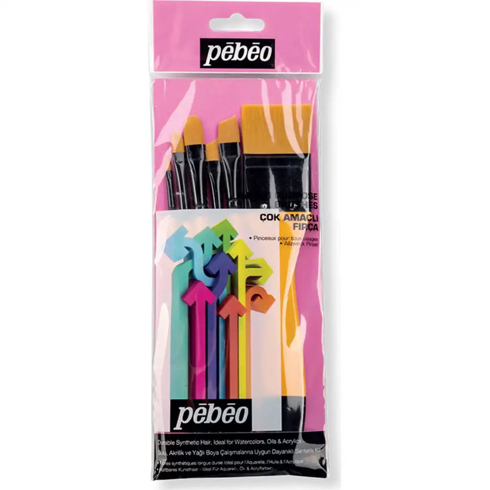 Pebeo Fırça Seti 8 6'li Karışık Uç