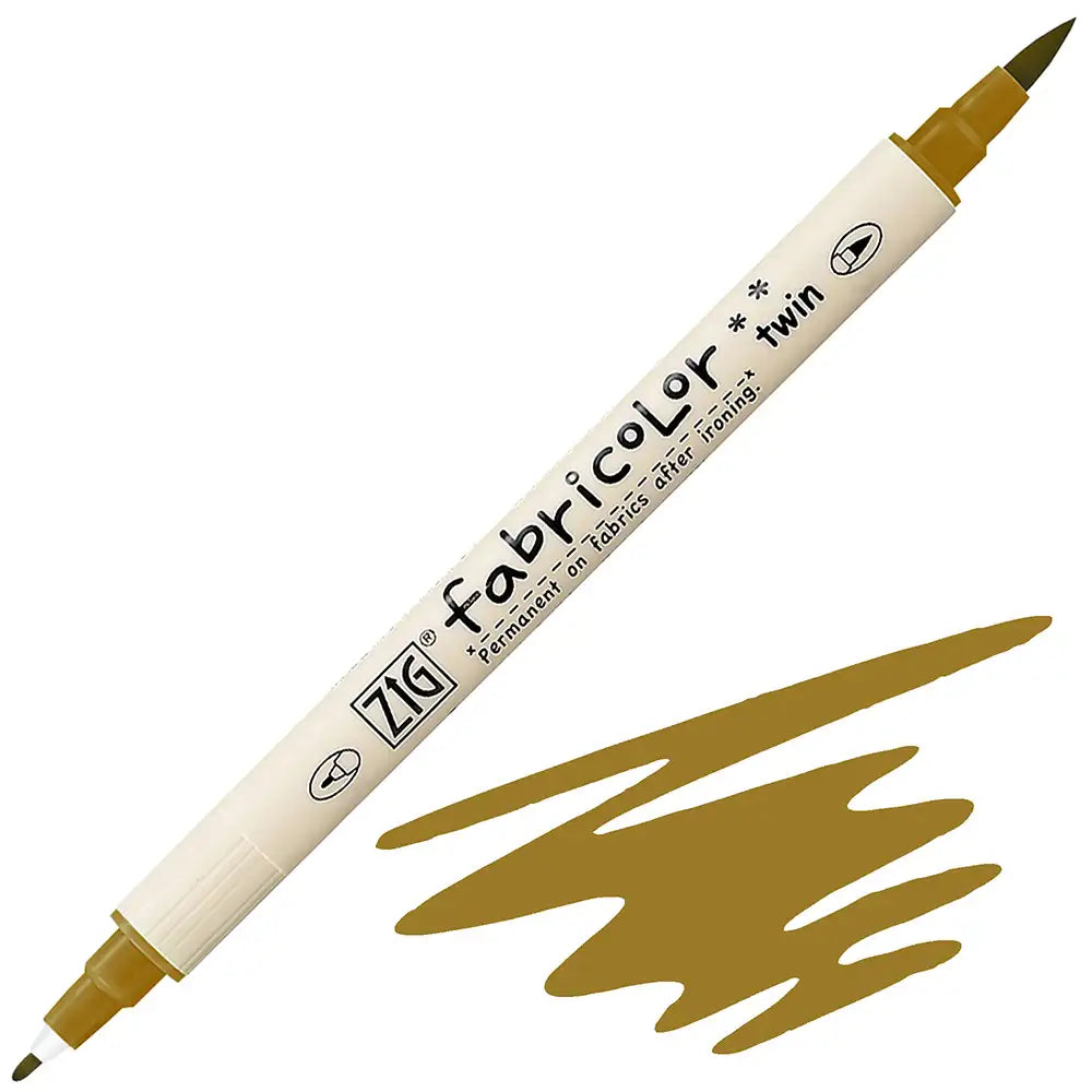 Zig Fabricolor Twin Kumaş Kalemi 066 Dark Oatmeal