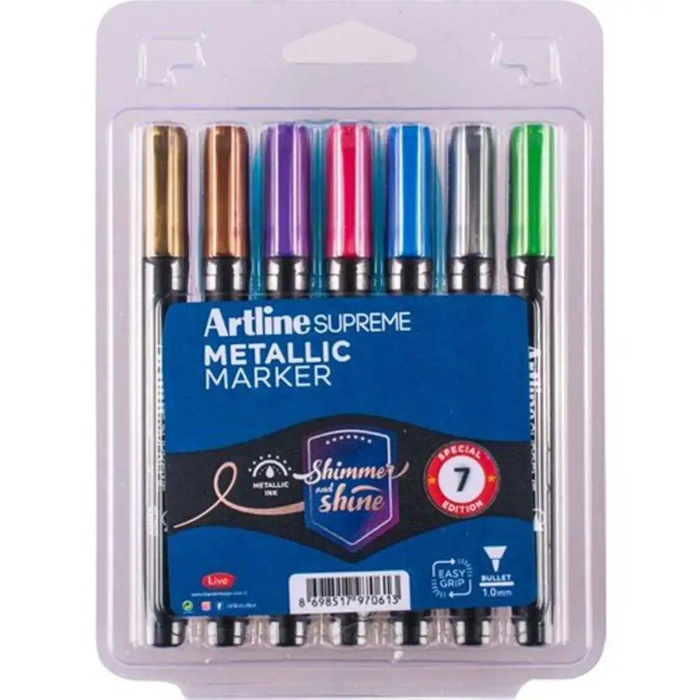Artline Supreme Metalik Markör Seti 1.0mm (7 renk)
