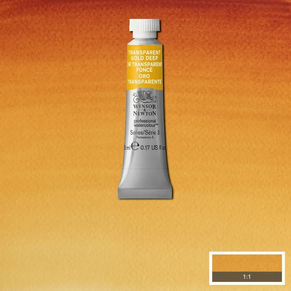 Winsor & Newton Professional Sulu Boya 5ml Transparent Gold Deep (Quinacridone Gold) 547 S.3