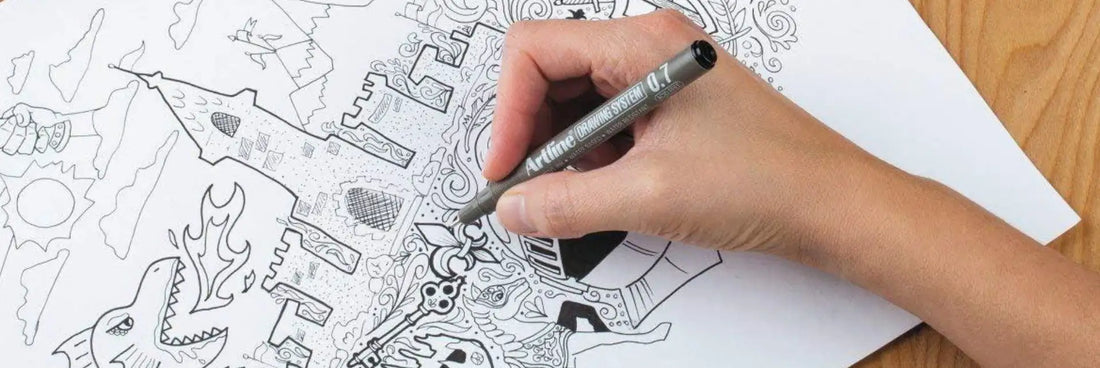 Artline Teknik Çizim Kalemleriyle Mimari ve İllüstratif Çizimlerde Net ve Sabit Çizgiler