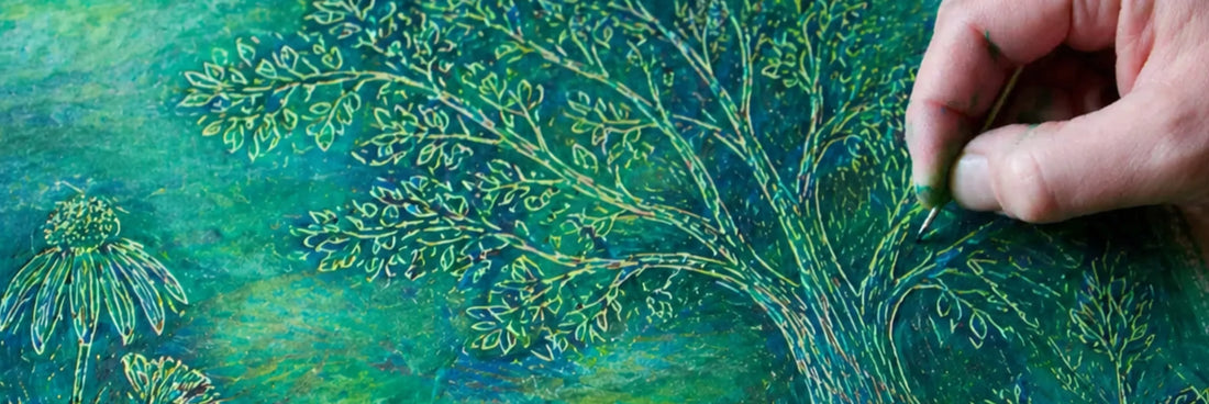 Pastel Boyada Kazıma (Sgraffito) Tekniği Nedir? Profesyonel Uygulama Rehberi