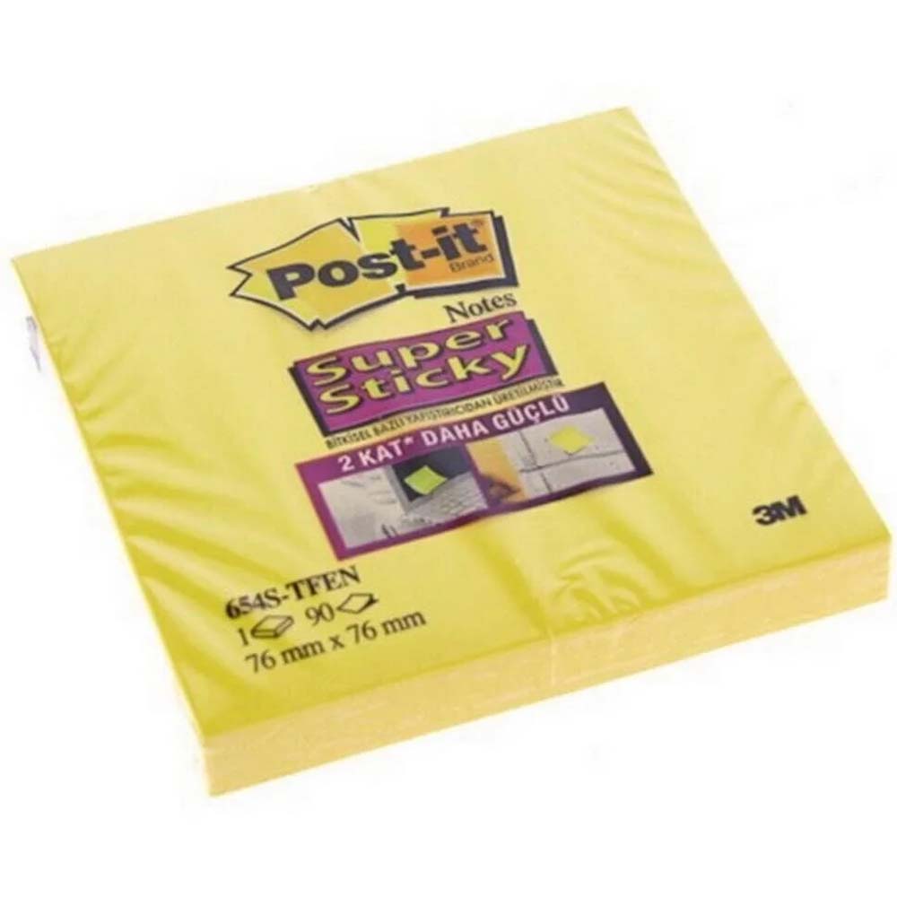 3M Post-it Süper Stick Güçlü Renkli 90 Yaprak 76x76cm