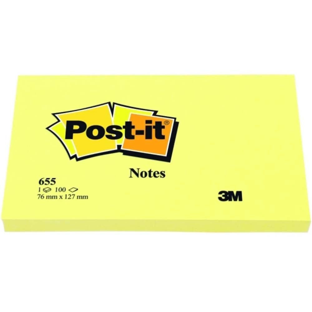3M Post-it Sarı 100 Yaprak 76x127mm