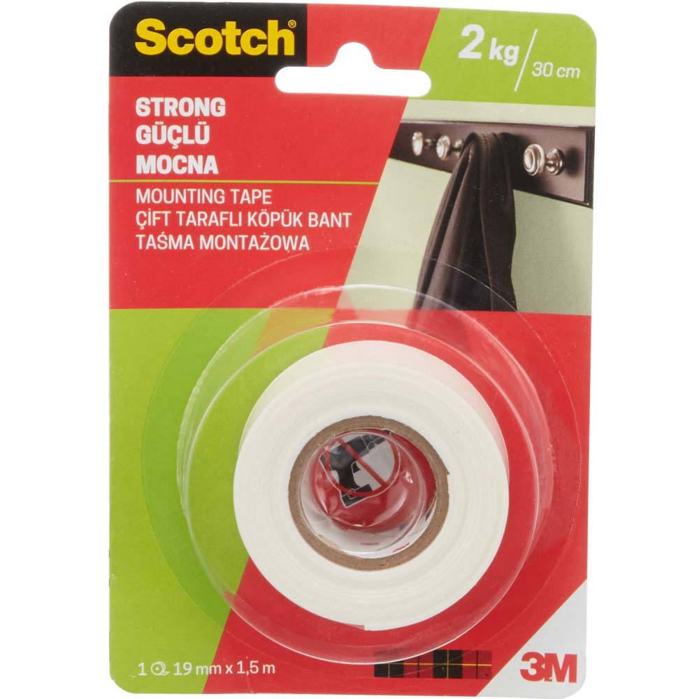 Scotch Güçlü Montaj Bandı 19mmx1.5m (40011915)