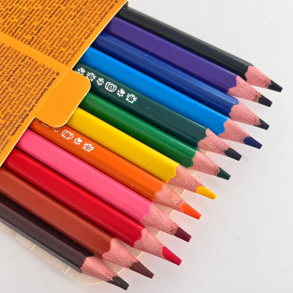 Bic Evolution Üçgen Jumbo Boya Kalemi 12'li