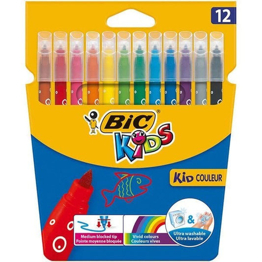 Bic Kids Couleur Keçeli Boya Kalemi 12'li Set