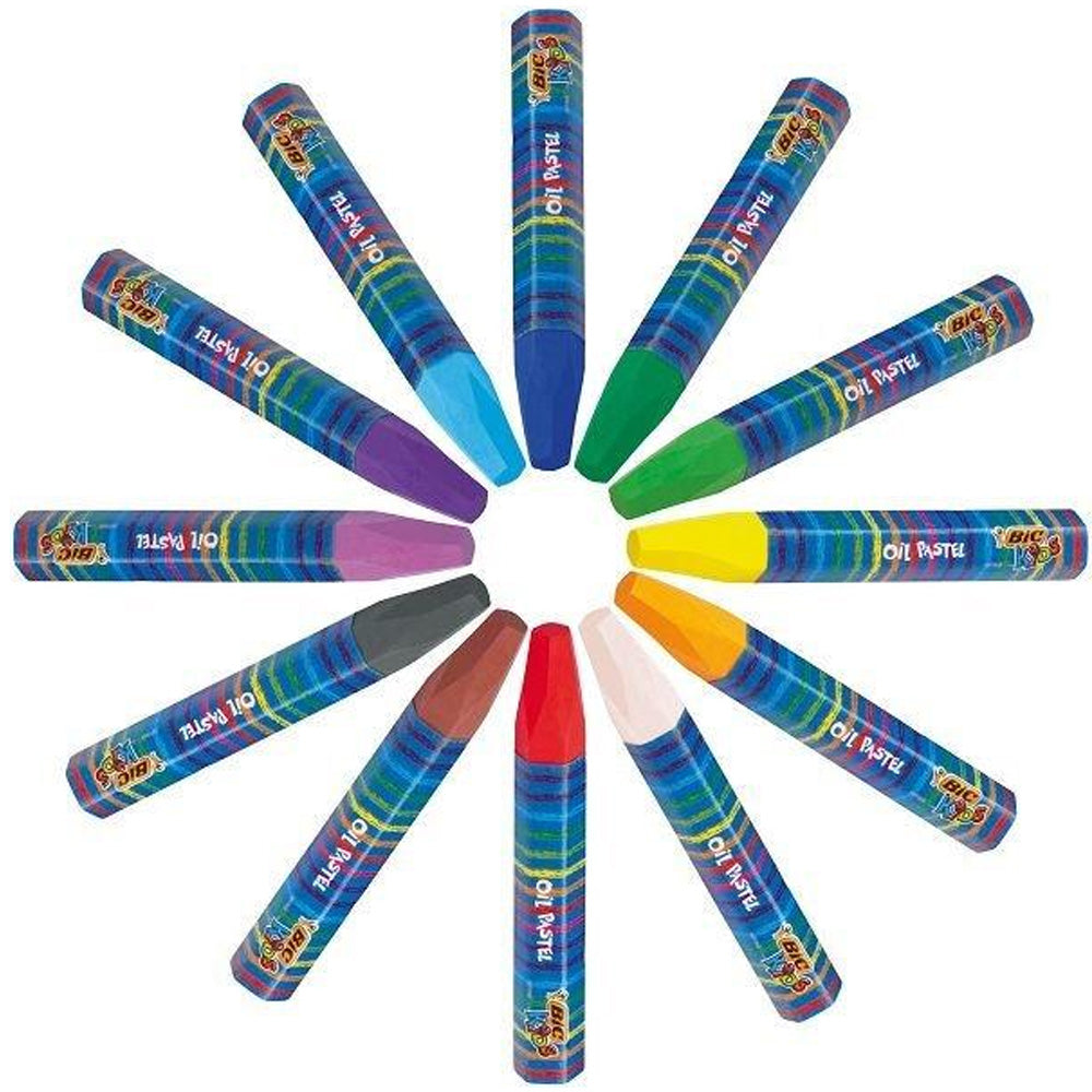 Bic Yağlı Pastel 12 Renk