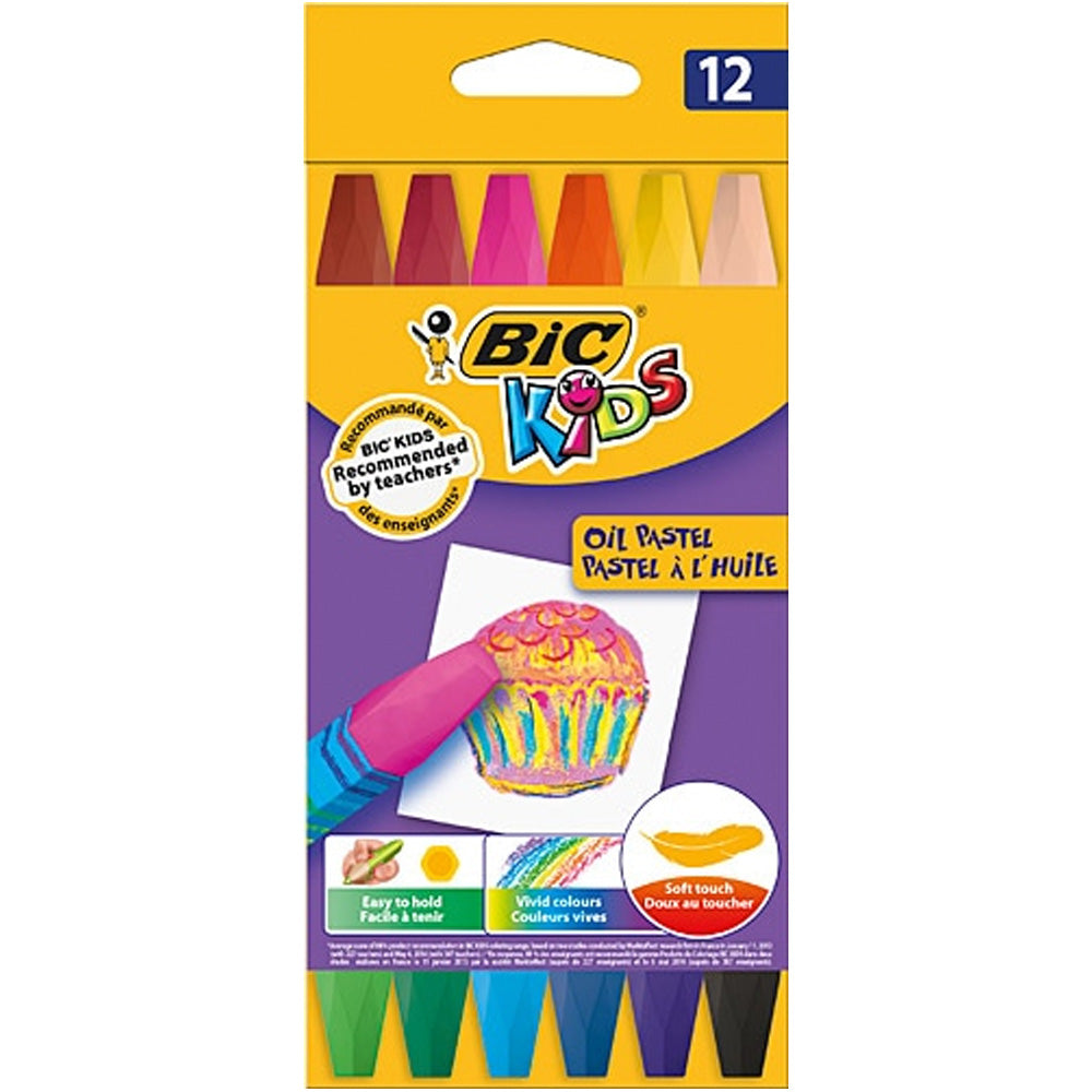 Bic Yağlı Pastel 12 Renk