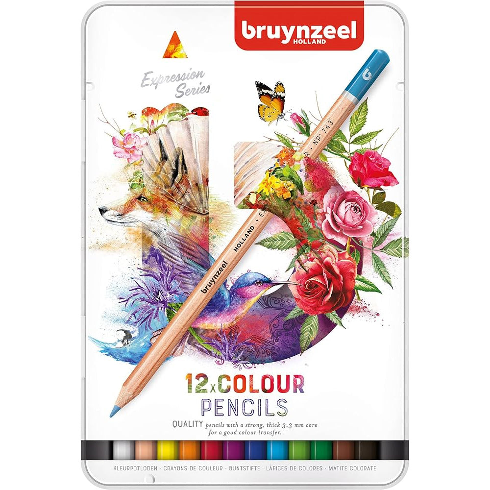 Bruynzeel Expression Colour Kuru Boya Kalemi 12'li