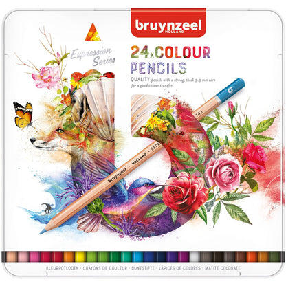 Bruynzeel Expression Colour Kuru Boya Kalemi 24'lü