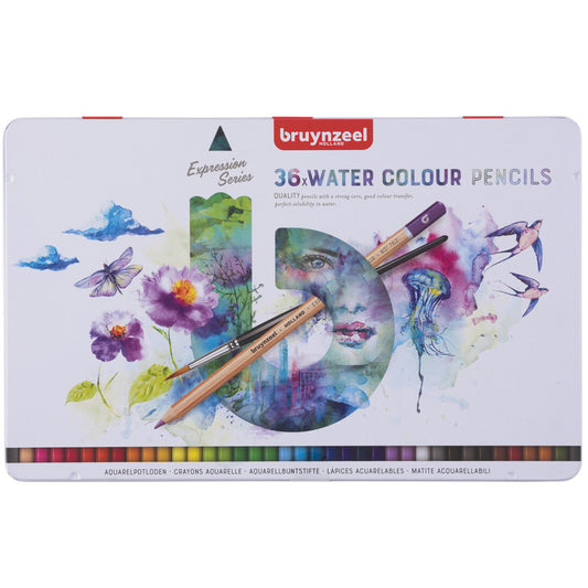 Bruynzeel Expression Aquarelle Kuru-Sulu Boya Kalemi 36'li
