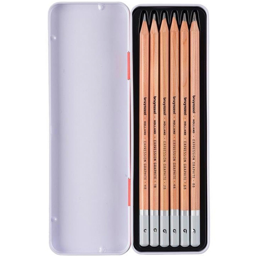 Bruynzeel Expression Graphite 6'lı Set