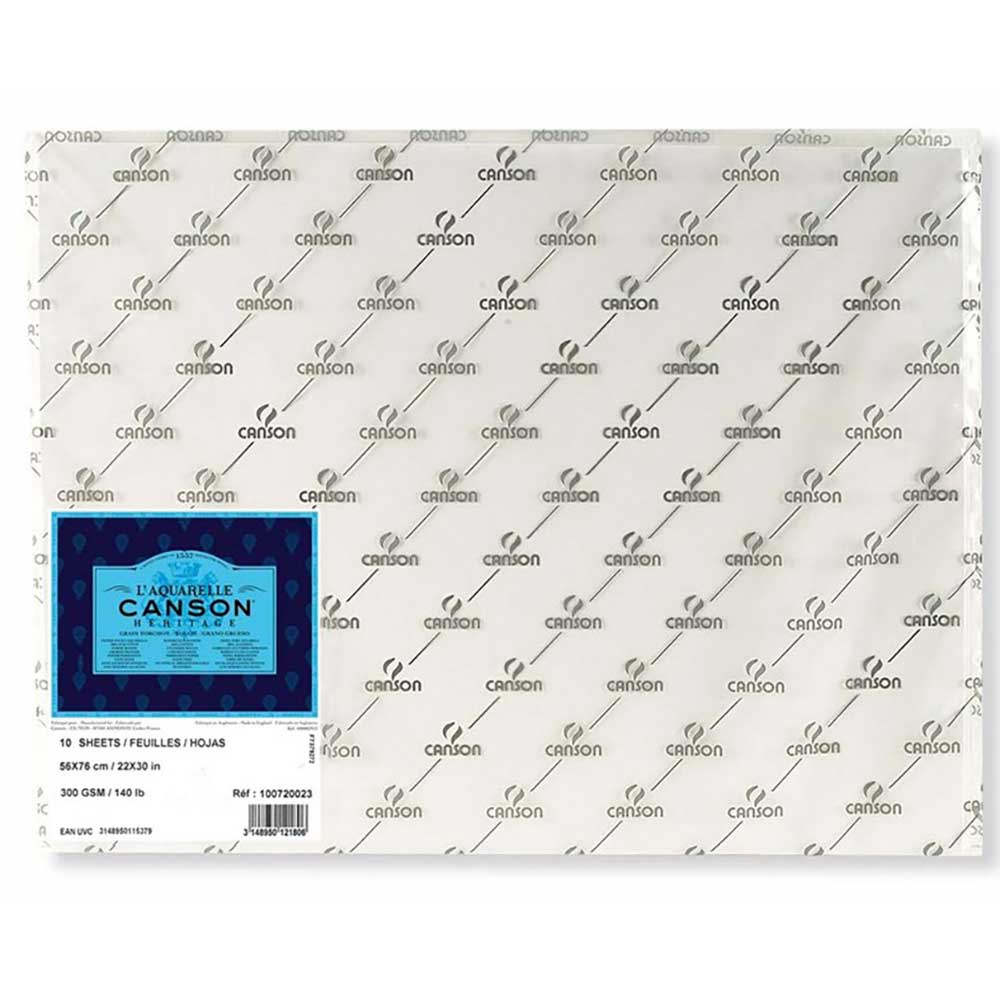 Canson Heritage Aquarelle Rough 300gr 56x76cm