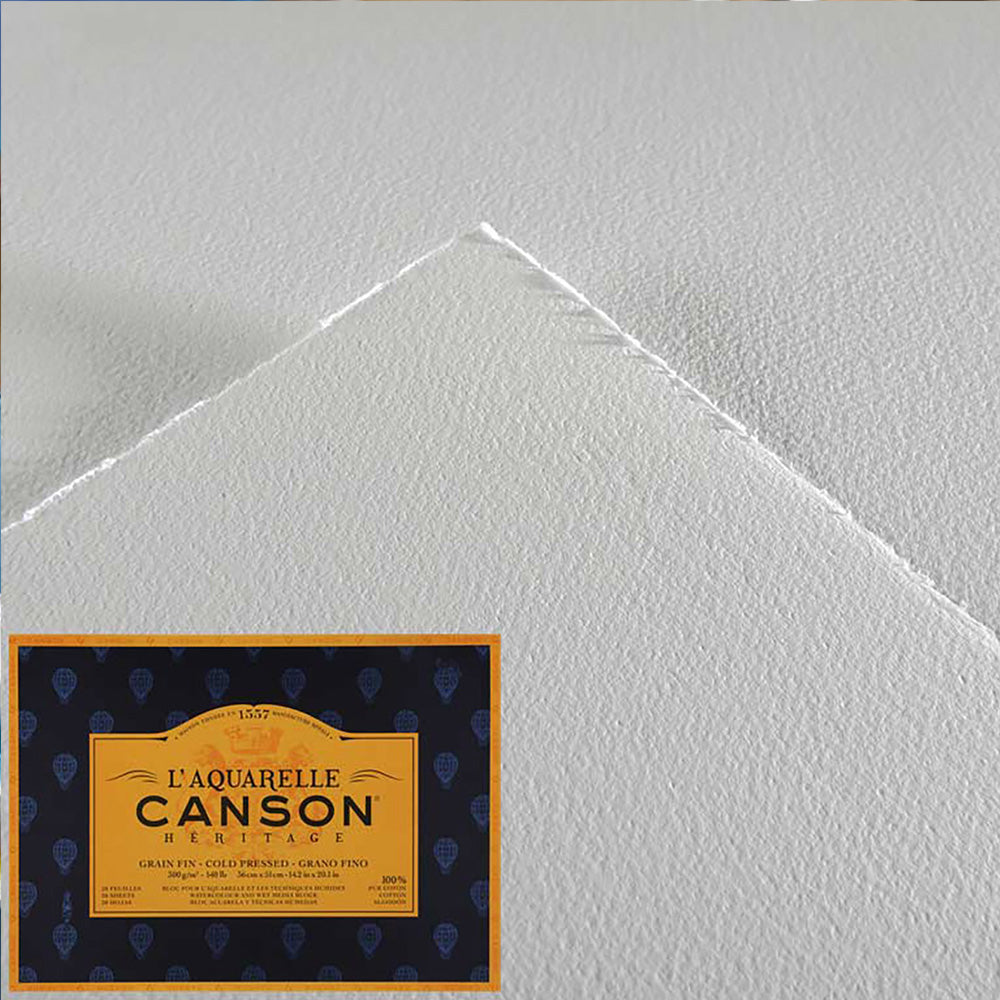 Canson Heritage Aquarelle Cold Pressed 300gr 152x457cm Rulo