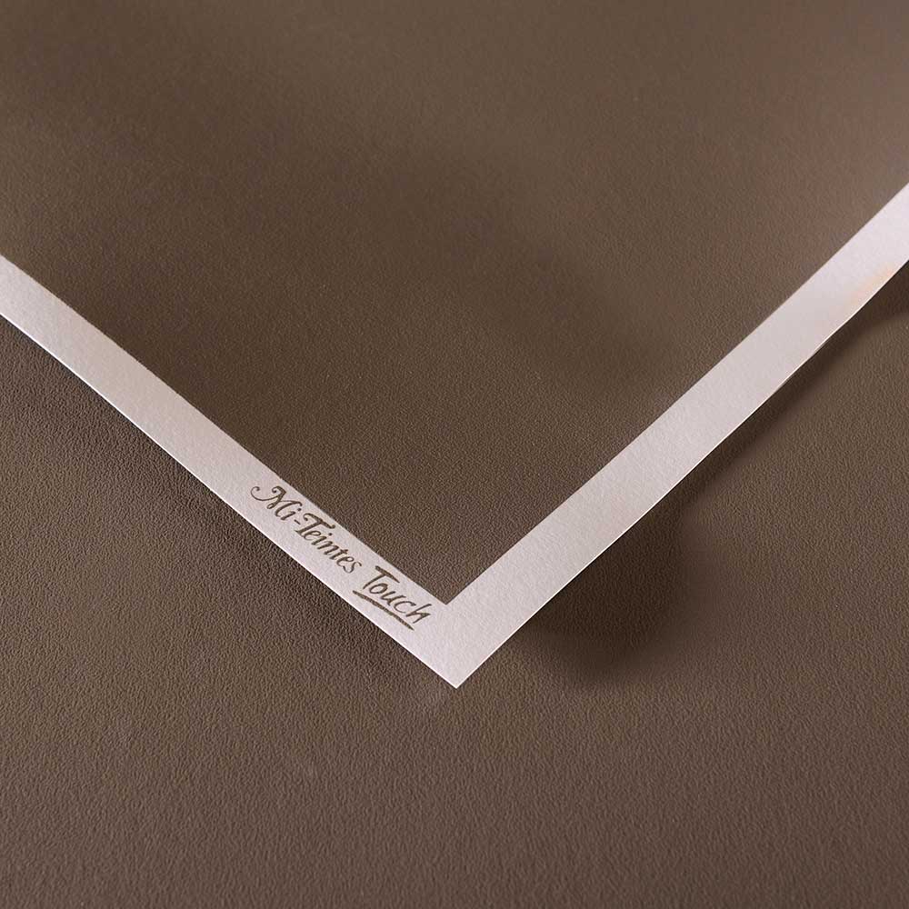 Canson Mi-Teintes Touch Kumlu Pastel Kağıdı 350gr Koyu Gri 50x65cm