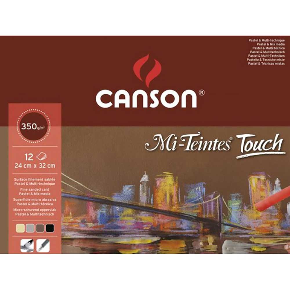 Canson Mi-Tientes Touch 350gr Pastel Blok 12 Sayfa 24x32cm