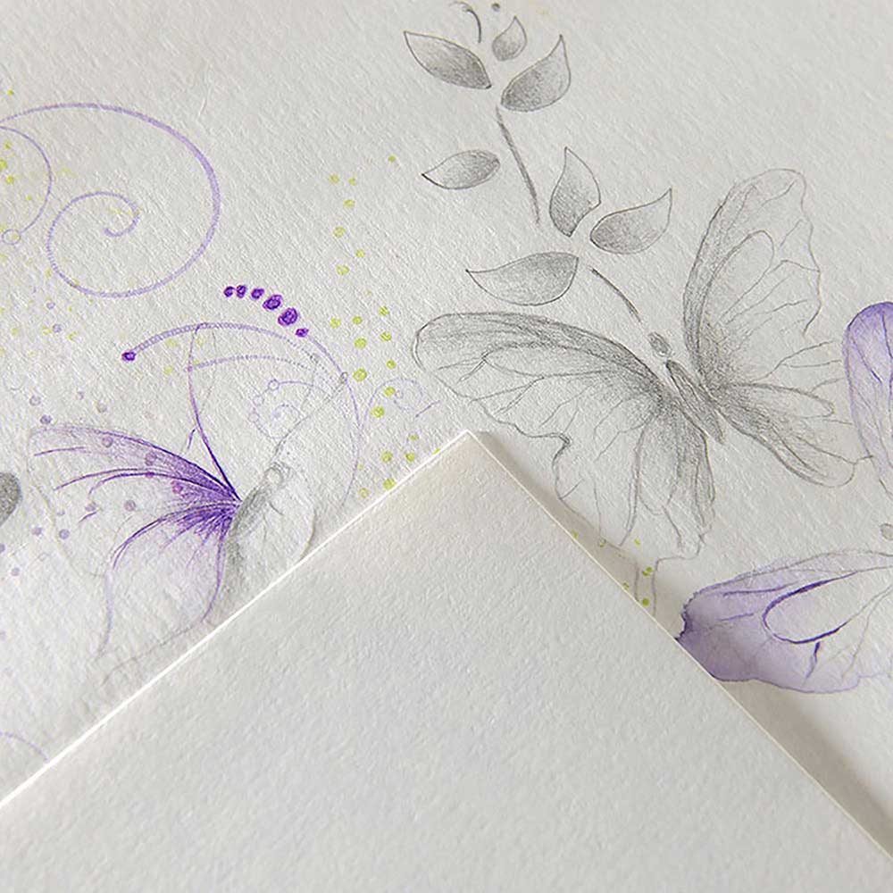 Canson Dessin Blanc Imagine 200gr Hafif Dokulu Çok Amaçlı Çizim Blok 50 Sayfa A5 (14.9x21cm)