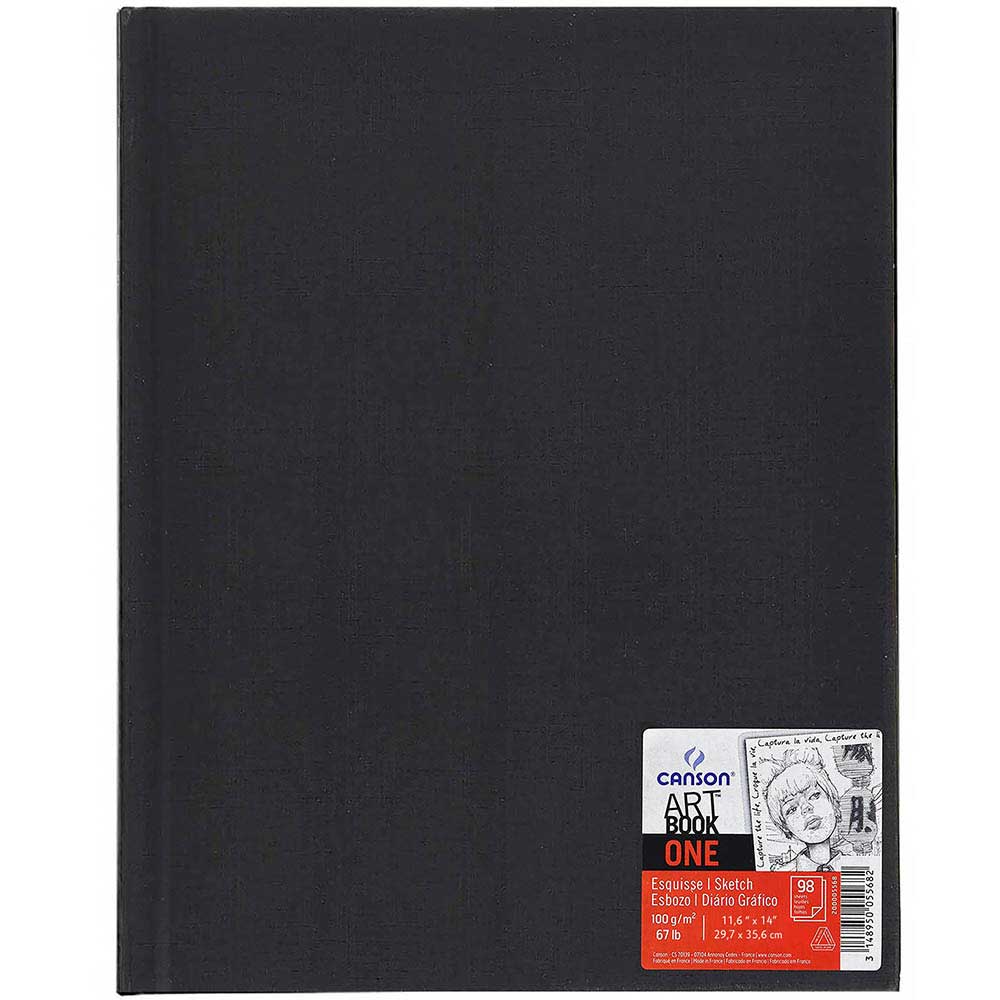 Canson One Art Book 100gr Çizim Defteri 98 Sayfa 27.9x35.6cm (Sert Kapak)