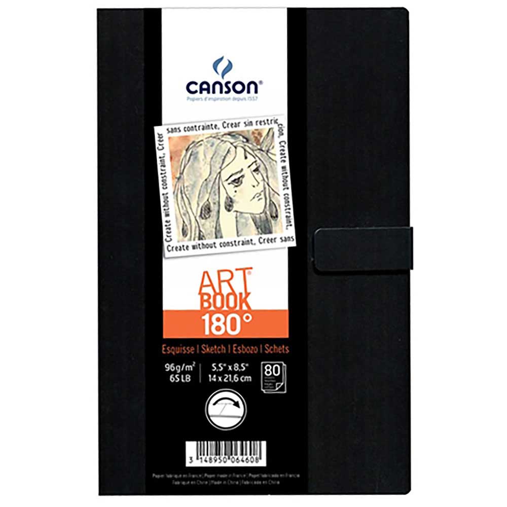 Canson 180 Art Book 96gr Çok Amaçlı Çizim Defteri 80 Sayfa 14x21.6cm (Sert Kapak)