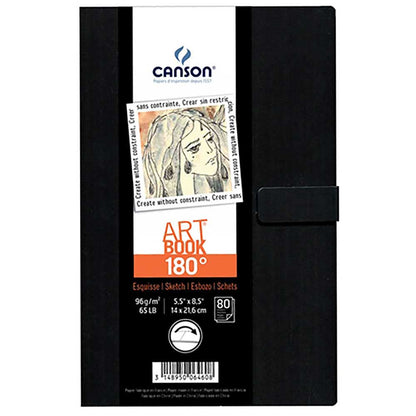 Canson 180 Art Book 96gr Çok Amaçlı Çizim Defteri 80 Sayfa 14x21.6cm (Sert Kapak)