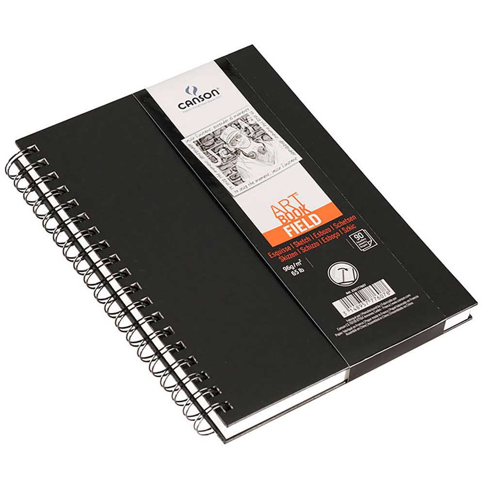 Canson Field Art Book 96gr Sketch Defteri 90 Sayfa 12.5x18cm Sert Kapak