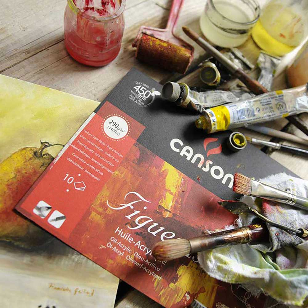 Canson Figueras Oil Colour Pad 290gr Yağlı Boya Blok 10 Sayfa 19x25cm