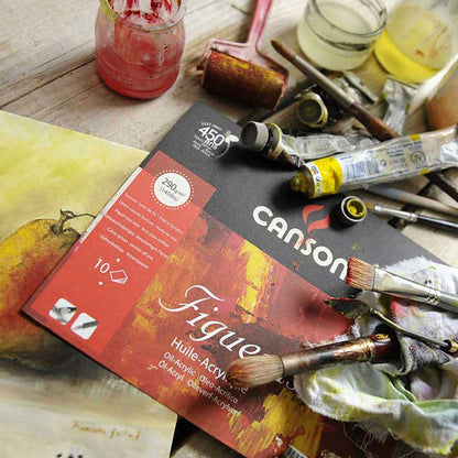 Canson Figueras Oil Colour Pad 290gr Yağlı Boya Blok 10 Sayfa 19x25cm