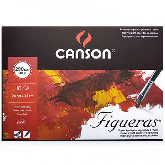 Canson Figueras Oil Colour Pad 290gr Yağlı Boya Blok 10 Sayfa 24x33cm