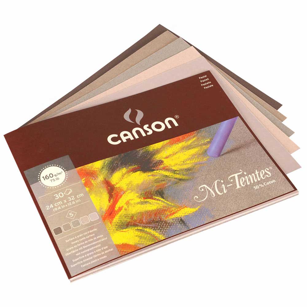 Canson Mi-Tientes 5 Toprak Renk 160gr Pastel Blok 30 Sayfa 24x32cm